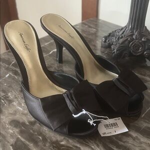 Brand new with tag satin black heels